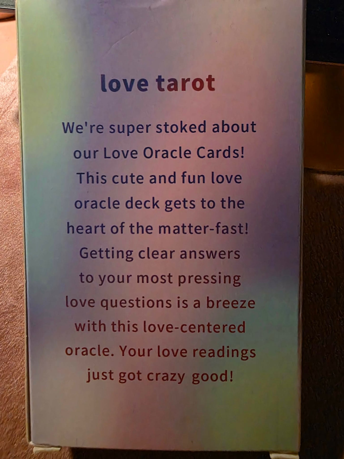 Love Oracle Tarot — 54-Card Deck