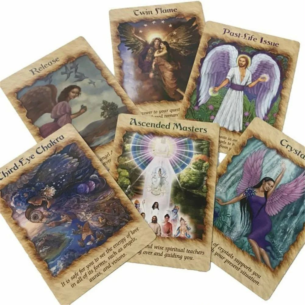 Angel Therapy — 6 cartes : Crystals, Fairies, Goddess, Shield Yourself, Cancel Clear Delete, Law of Attraction (version 2)