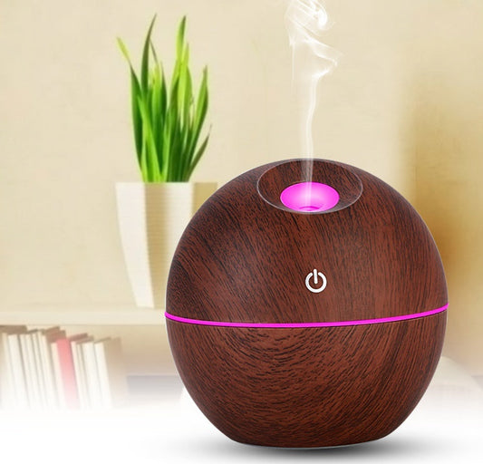 Diffuseur humidificateur ZenAroma ultrasonique USB aromathérapie huiles essentielles LED 7 couleurs ambiance zen relaxation maison bureau vapeur froide silencieux purificateur air
