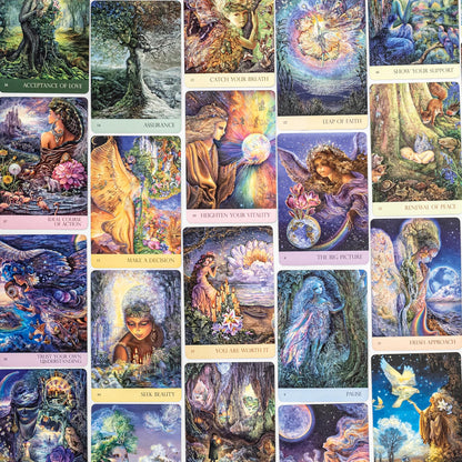 Nature's Whispers — coffret avec cartes étalées en éventail