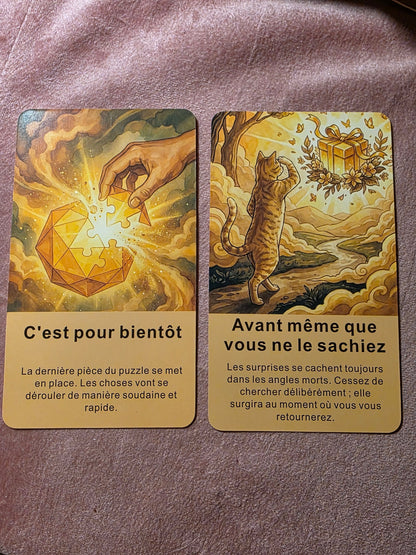 Cartes Dans moins d'un mois et Juillet