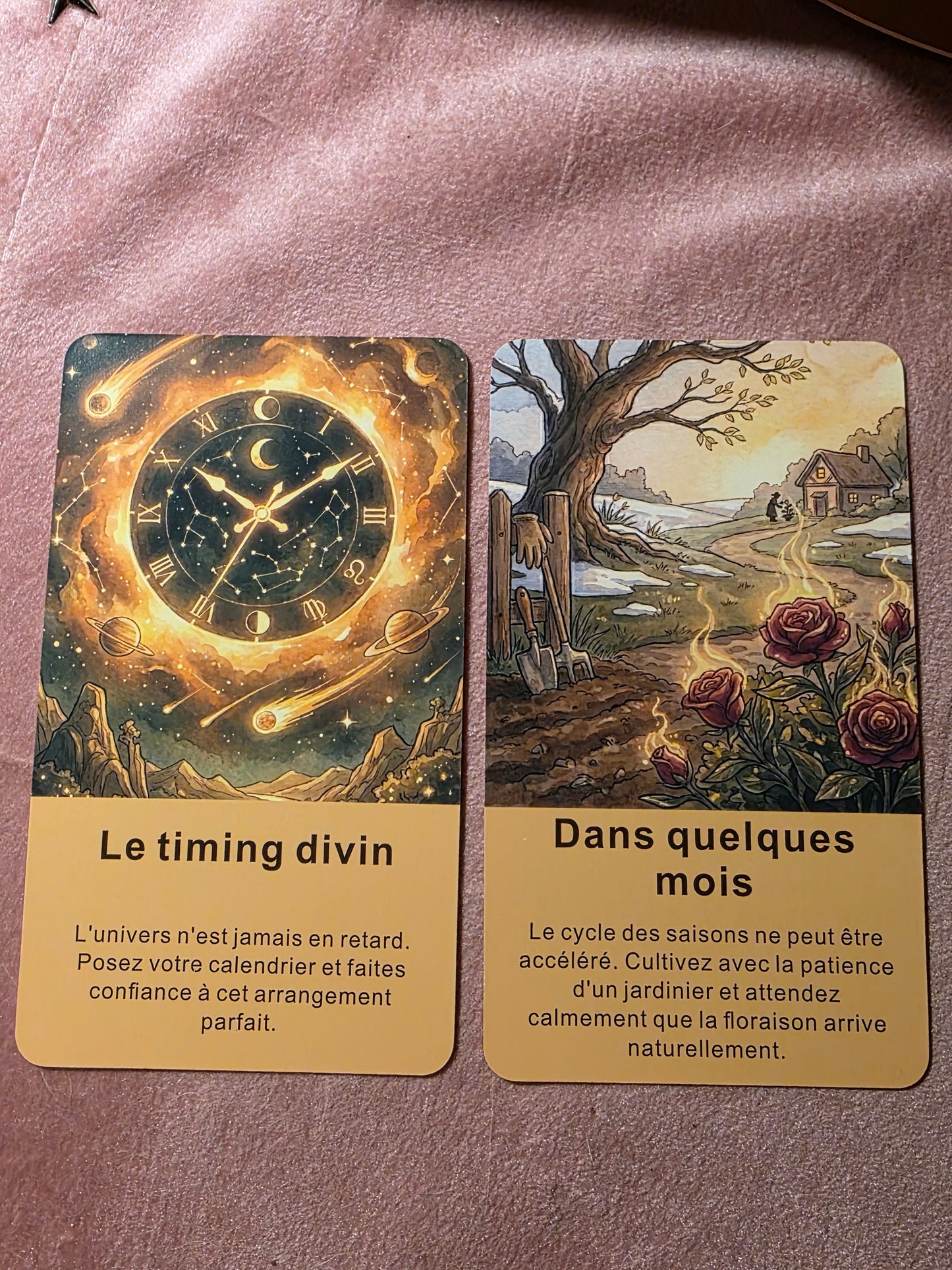 Cartes Le matin et Été