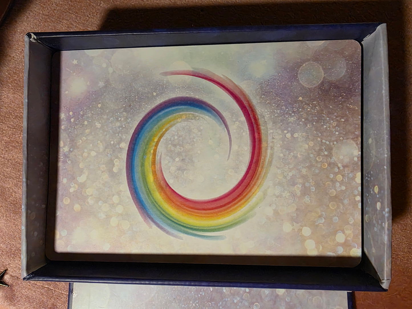 L'Oracle des 7 Énergies — intérieur du coffret