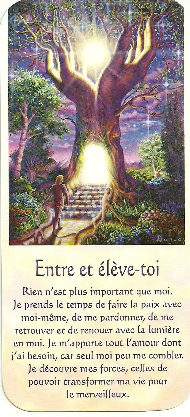 Carte Messages d'Éveil – illustration Mario Duguay