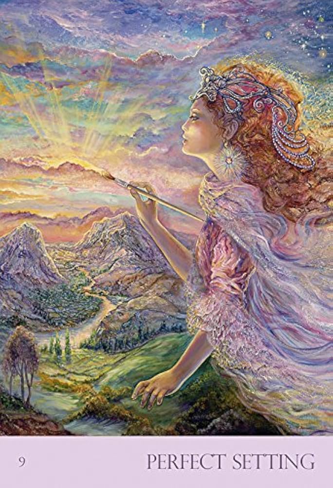 Nature's Whispers Oracle Cards — coffret avant par Angela Hartfield & Josephine Wall