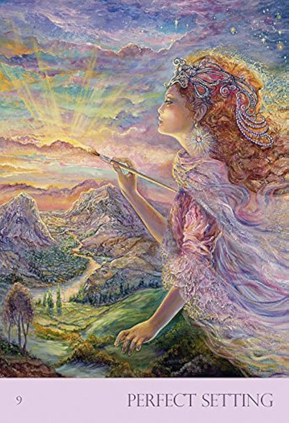 Nature's Whispers Oracle Cards — coffret avant par Angela Hartfield & Josephine Wall