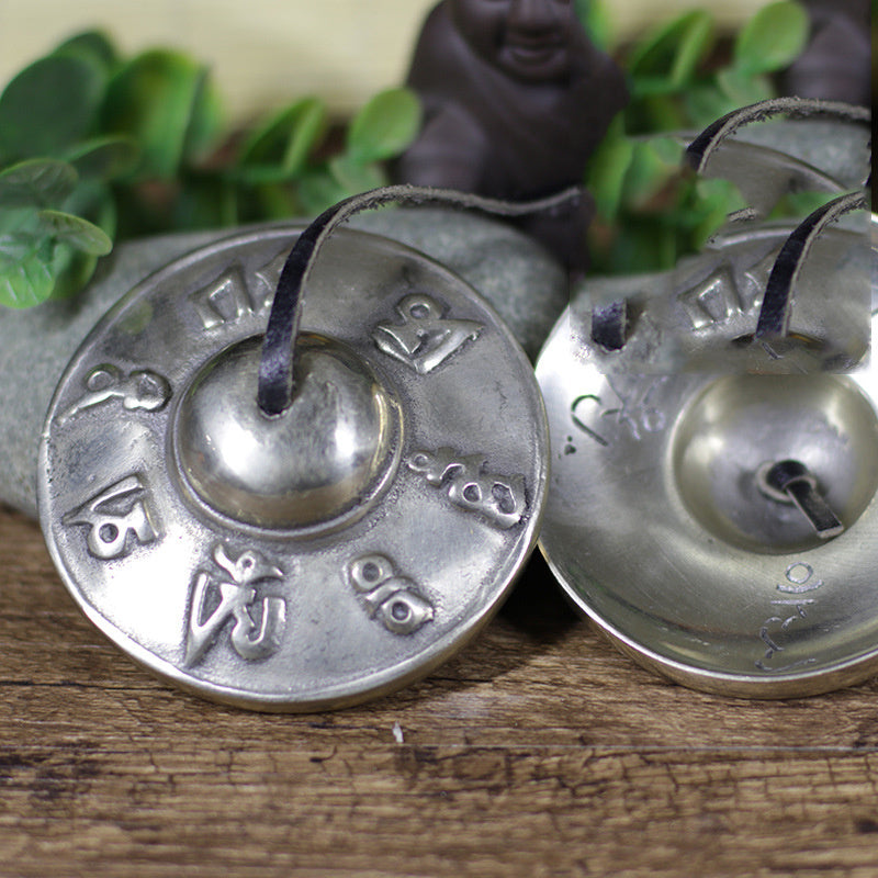 Cloches Tibétaines Sacrées — Cymbales Tingsha en Cuivre | Méditation & Purification Énergétique