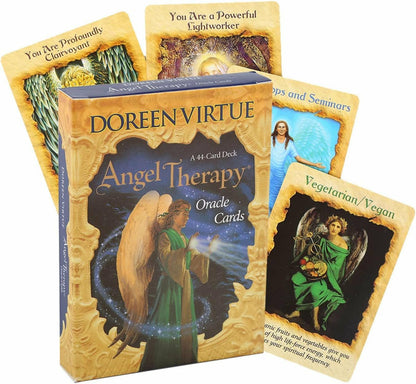 Angel Therapy — 6 cartes : Crystals, Fairies, Goddess, Shield Yourself, Cancel Clear Delete, Law of Attraction