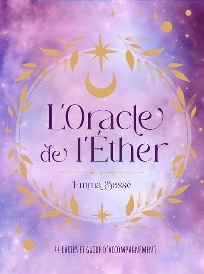 L'Oracle de l'Éther — couverture du coffret, Emma Bossé