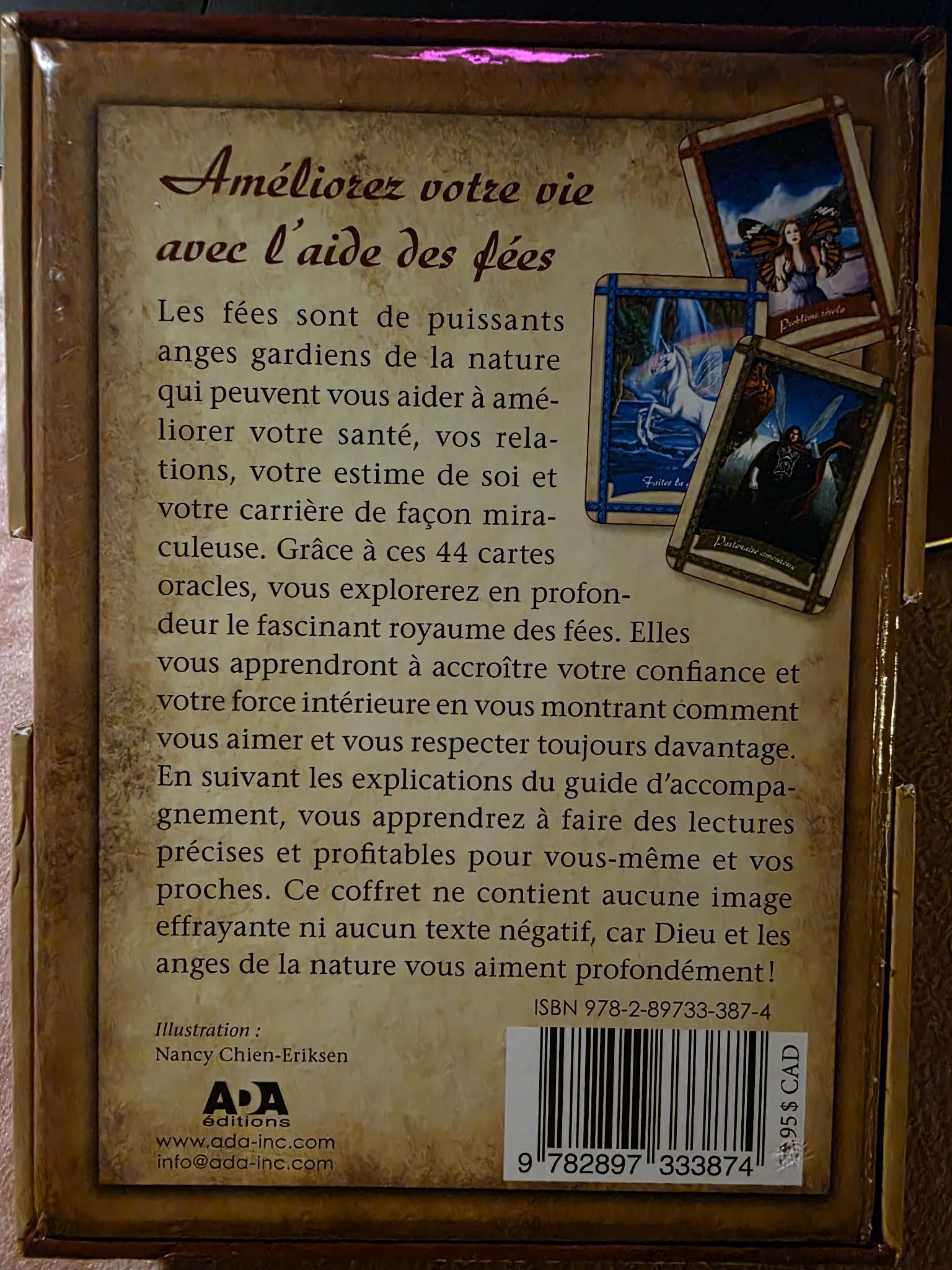 Guérir avec l'aide des fées — carte Magie de la nature