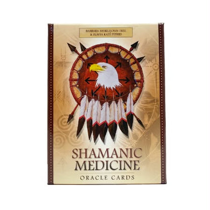Médecine Chamanique Oracle Cards — couverture coffret
