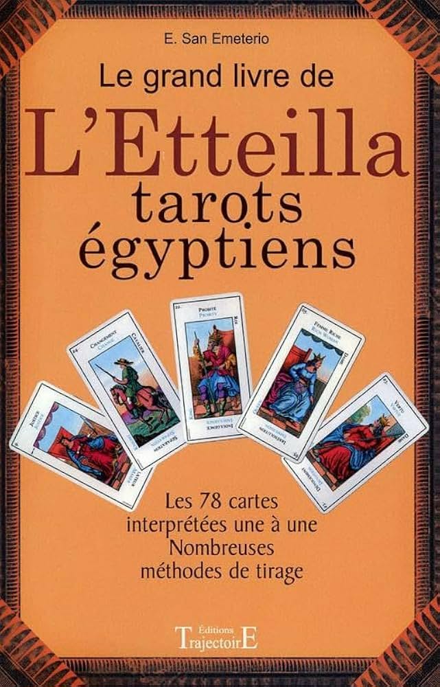 Le grand livre de L’Etteilla tarots égyptiens — couverture