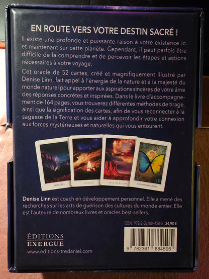 Destin Sacré — carte Passerelle avec licorne blanche