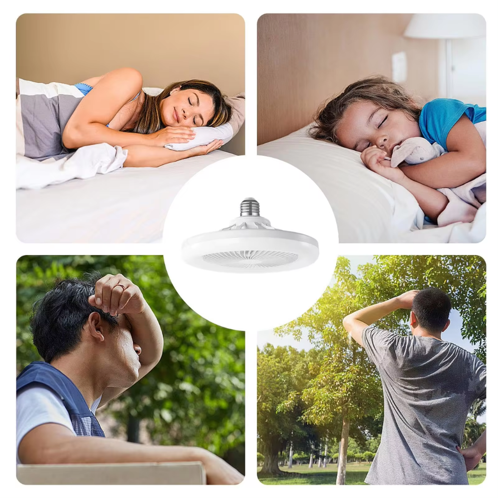 Ampoule FreshBulb désodorisante purificateur air intégré maison lumière LED éclairage odeurs frais sain propre hygiène ventilateur circulation moderne minimaliste design élégant intérieur chambre salon cuisine bureau salle-de-bain technologie intelligent compact pratique efficace
