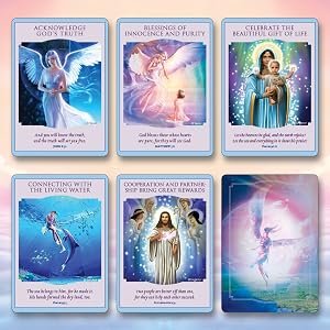 Love & Light — 6 cartes : Acknowledge God's Truth, Blessings of Innocence and Purity, Celebrate the Beautiful Gift of Life, Connecting with the Living Water, Cooperation and Partnership Bring Great Rewards