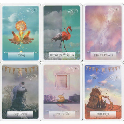 Wisdom of the Oracle — 6 cartes : Message in a Bottle, The Fates, Imagine, Treasure Island, A Change in the Wind, Fork in the Road