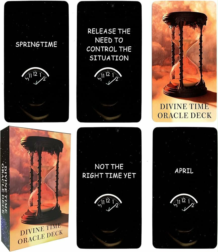 Divine Time Oracle Deck — carte Let It Happen Organically