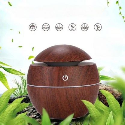 Diffuseur humidificateur ZenAroma ultrasonique USB aromathérapie huiles essentielles LED 7 couleurs ambiance zen relaxation maison bureau vapeur froide silencieux purificateur air
