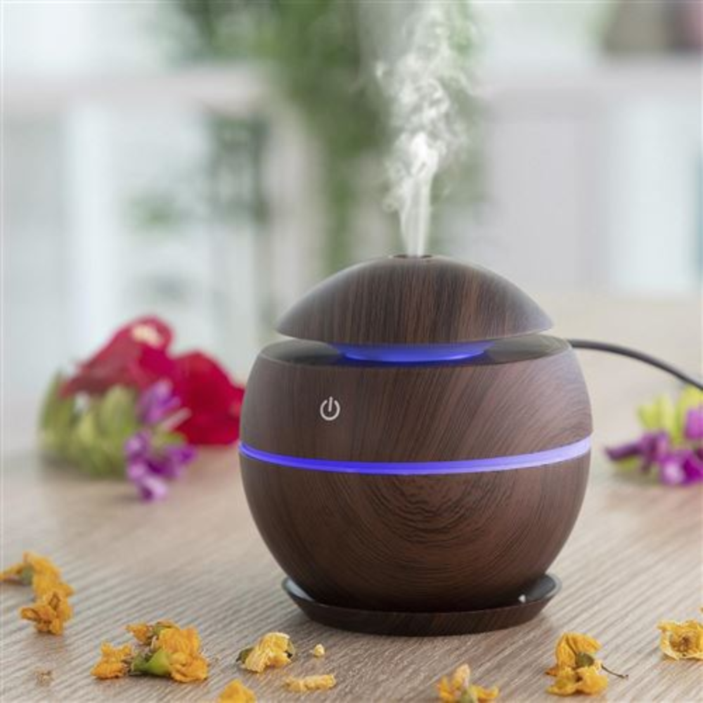 Diffuseur humidificateur ZenAroma ultrasonique USB aromathérapie huiles essentielles LED 7 couleurs ambiance zen relaxation maison bureau vapeur froide silencieux purificateur air
