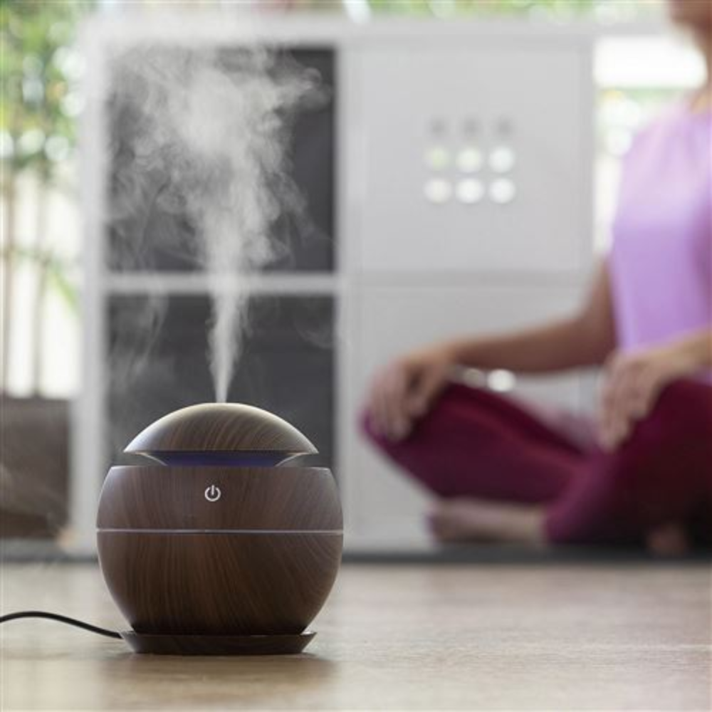 Diffuseur humidificateur ZenAroma ultrasonique USB aromathérapie huiles essentielles LED 7 couleurs ambiance zen relaxation maison bureau vapeur froide silencieux purificateur air
