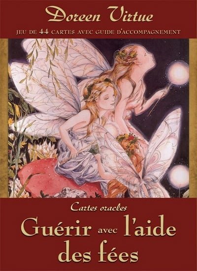 Guérir avec l'aide des fées — dos de la boîte avec description