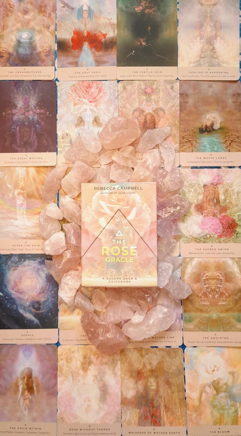 The Rose Oracle — vue d’ensemble des cartes
