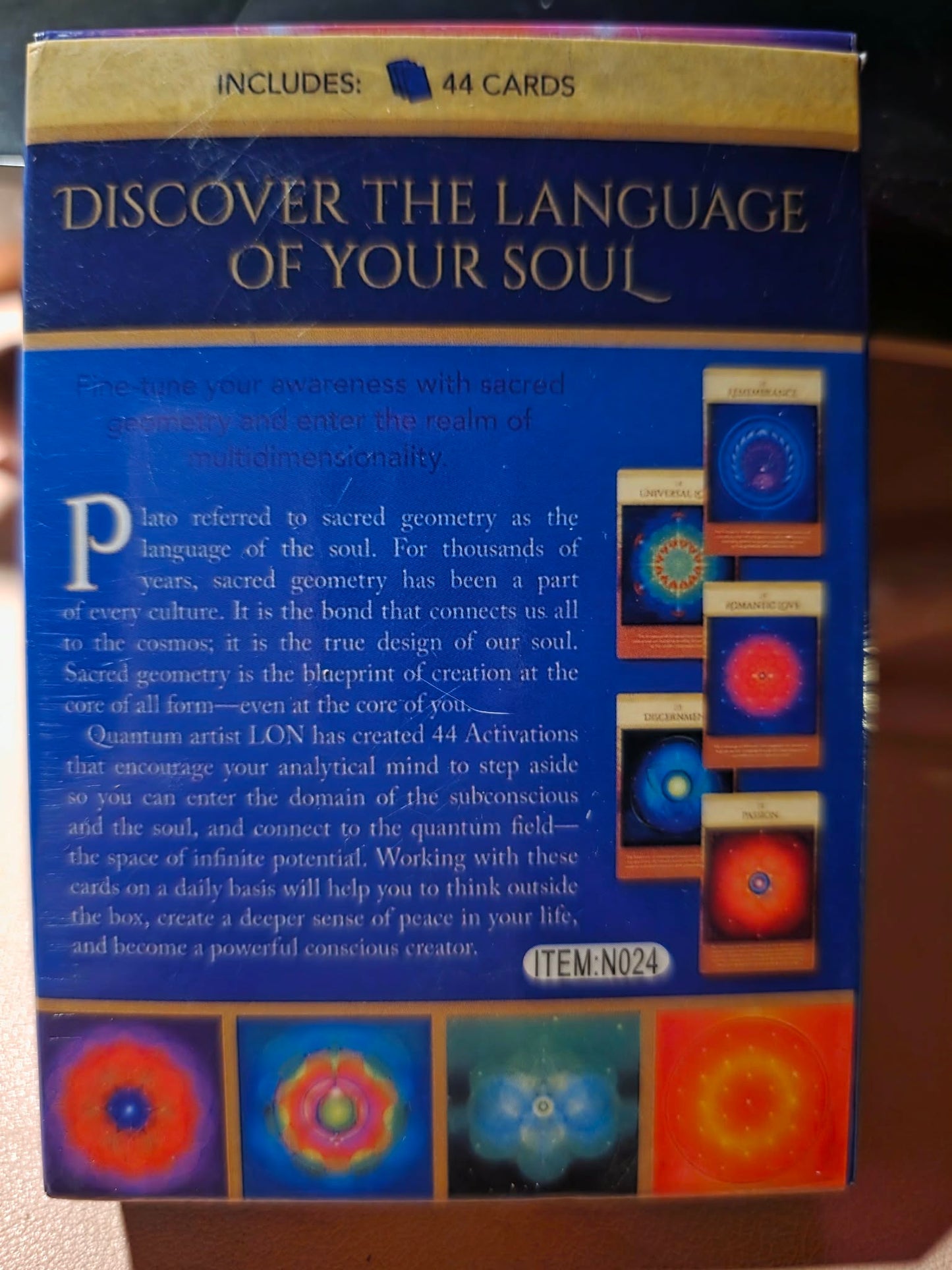 Card 17 - Consciousness - Sacred Geometry Activations Oracle