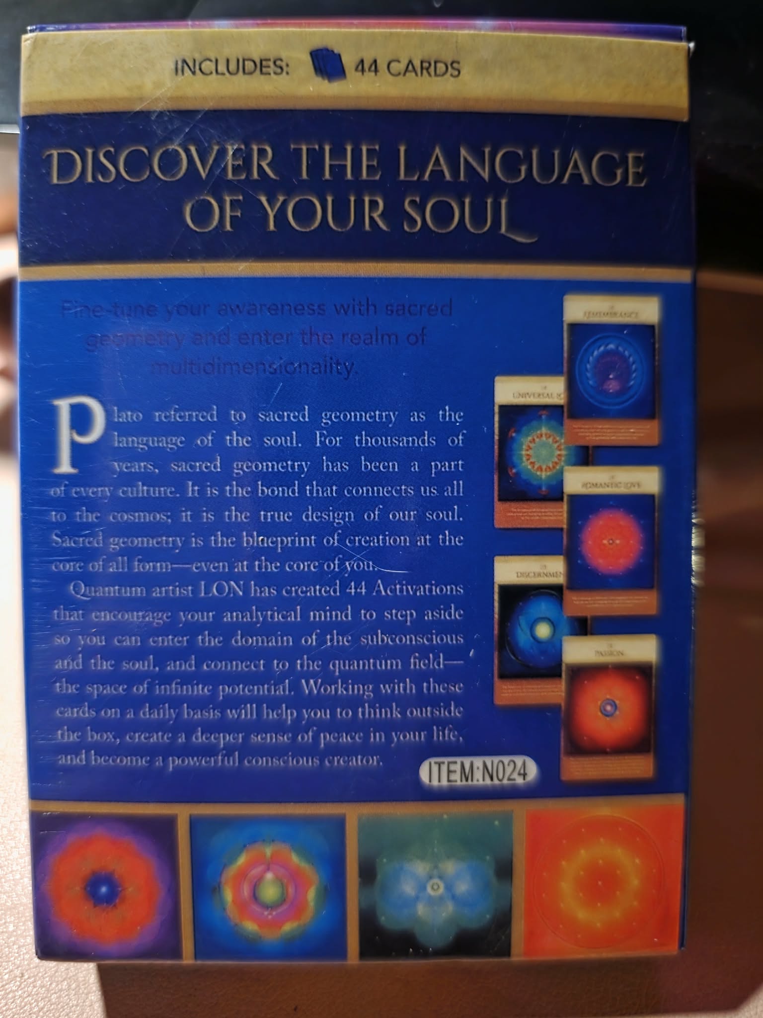Card 17 - Consciousness - Sacred Geometry Activations Oracle