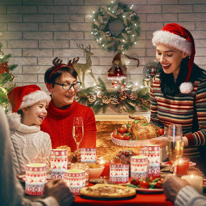 Chandelles LED Noël cerf sans flamme bougies électriques télécommande décoration Noël festive sécuritaire ambiance chaleureuse hiver cadeau Noël maison éclairage décoratif fêtes ensemble 3 bougies motif cerf
