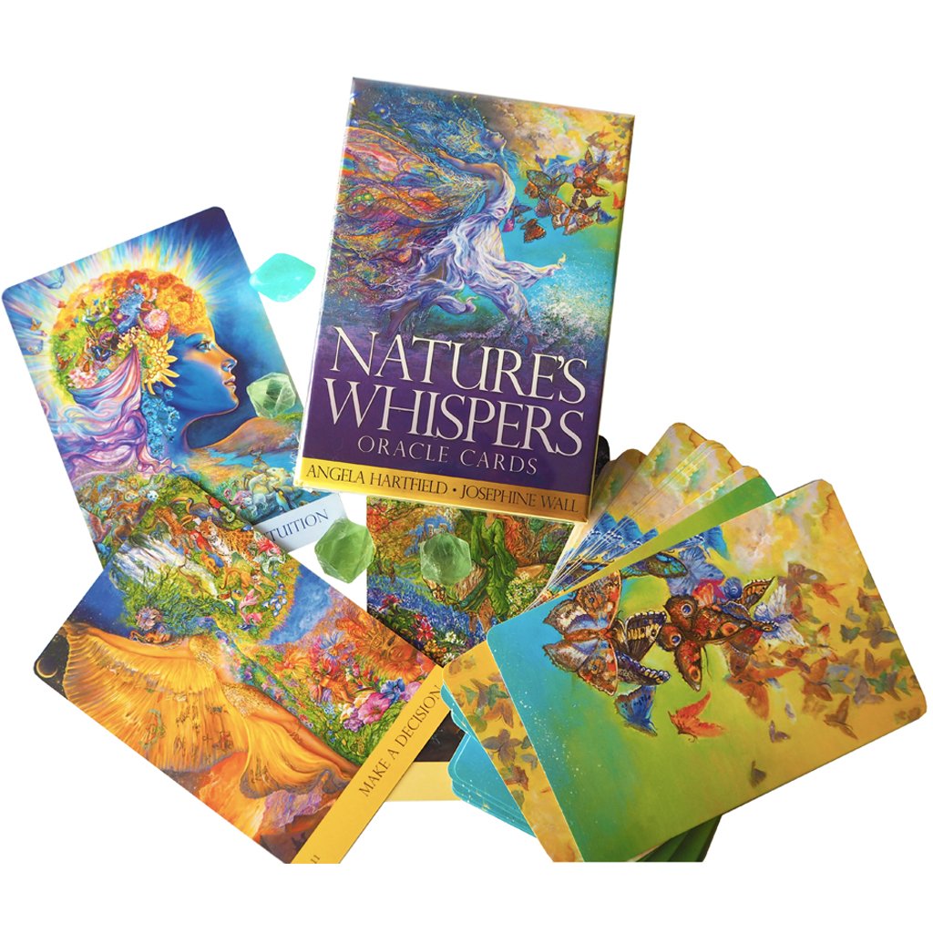 Nature's Whispers — 6 cartes : Amplify Your Positive Emotions, Breakthrough, Perfect Setting, Open Your Heart, Make a Decision, Expansion