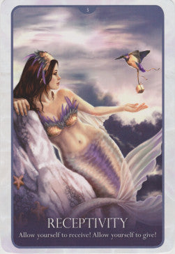 Oracle of the Mermaids — coffret avant par Lucy Cavendish : Magical Messages of Healing, Love and Romance