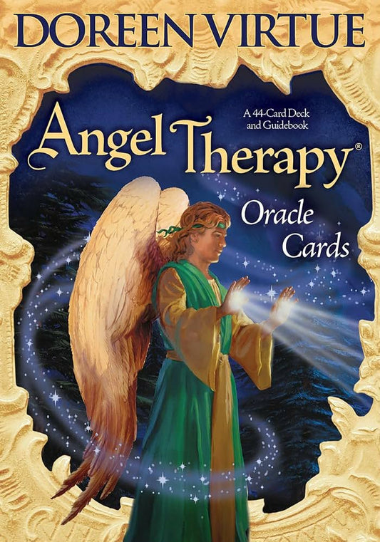 Angel Therapy — coffret avec 4 cartes : Visualize Success, Vacuum Away Fear, Twin Flame, You Are a Powerful Lightworker